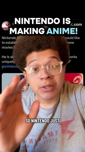 NINTENDO IS MAKING ANIME! #nintendo #anime