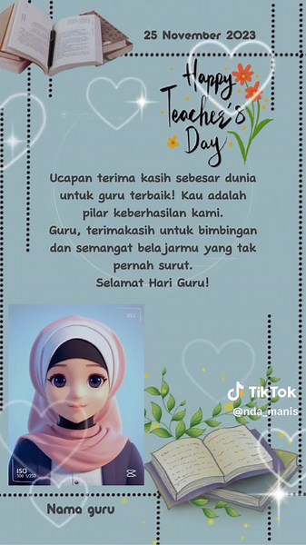 Ucapan Syukron untuk Guruku di Hari Guru
