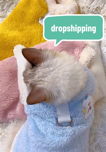 Warm cozy coat for your fur baby this autumn and winter is here~ #dropshippingproducts #shopify