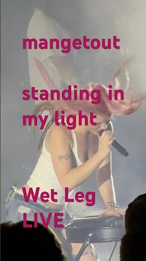 Wet Leg “mangetout” [standing in my light] LIVE August 5, 2026 @ Ogden Twilight Series (Ogden, Utah)