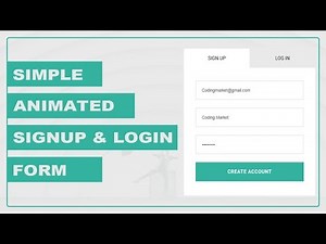 How to Create the Login Form/SignUp In HTML and CSS -Login and Signup form