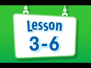 Math Envision English Lesson 3-6