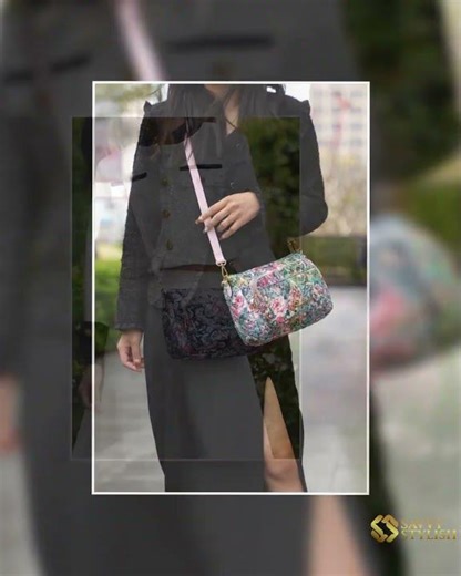 MKF Collection Rosalie Botanical Pattern Crossbody