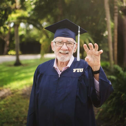 He started FIU in 1972 and walks the commencement stage this week | Featured#