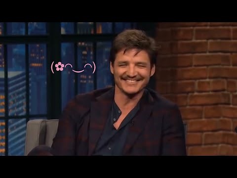pedro pascal being the cutest man alive for 4 mins straight