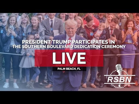 LIVE: President Trump Participates in the Southern Boulevard Dedication Ceremony - 01/16/26
