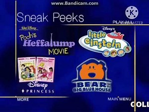 Sneak Peeks Menu to Jojo’s Circus: Animal a Go-Go/Take a Bow 2005 DVD (but with the 2nd version)