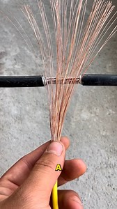 Tight copper wire joining trick ＃DIYWiring ＃CopperWrap ＃ElectricWork | YNP Media