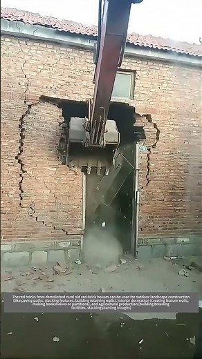 Reusing These Red Bricks To Pave Garden Paths Is A Good Idea !