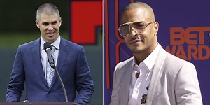 T.I. surprises Joe Mauer at number retirement