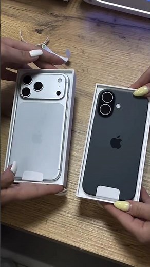 Unboxing iphone 17 Black & 17 Promax Silver Colour