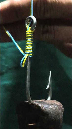 How to Tie Braid to a Hook (The Uni Knot Way) #diy #knot #craft