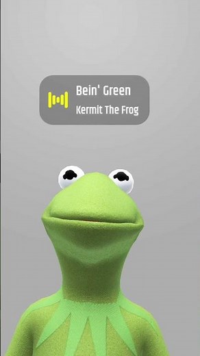 bein' green Kermit the frog by Melvin Whiteside