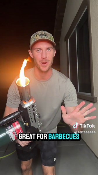 Trying out the new propane blow torch! #torch #propanetorch #flamethrower #fire