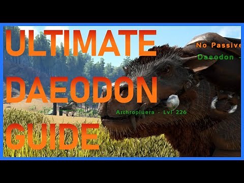 How to tame/use the Daedon in Ark