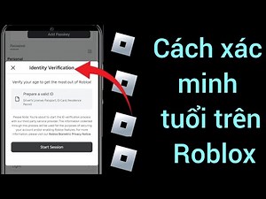 Cách xác minh tuổi trên Roblox