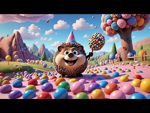 Hedgehog Rolled through Sprinkles 🦔🍬🎶 | Funny Hedgehog Song for Kids | Preschool Learning Video