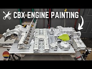 Painting The Honda CBX Engine - LOOKS NEW!