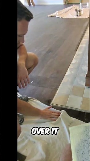 Tile Grout Tutorial: Level Up Your Floor Game! #shorts