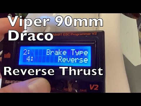 Eflite Reverse Thrust Programming, Viper 90mm, Draco