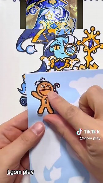 DIY Shadow Milk Cookie Sticker Tutorial