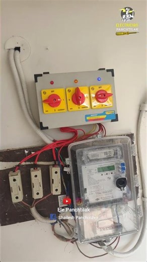 Phase changer connection / How to install 3 phase changeover..#3phasechanger #changeroverconnection.