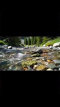 Beautiful Flowing Water Stream | Peaceful Nature Video with Relaxing Sounds