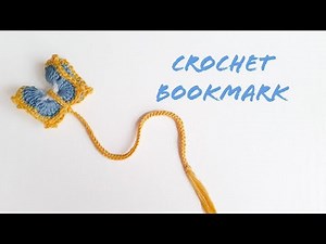 How to Crochet Butterfly Bookmark Super Unique Easy and Fast