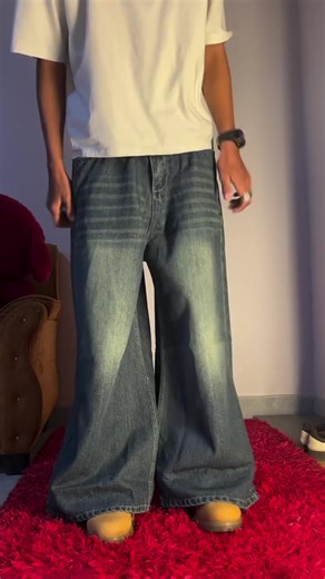 #ยีนส์ทรงกว้าง สาย Swag ใส่แล้วหล่อดิบ ✨ผ้าดี ทรงสวย ใส่สบาย แมทช์ง่ายทุกลุค ของมีจำนวนจำกัด ใครชอบแนวนี้ห้ามพลาด 🔥