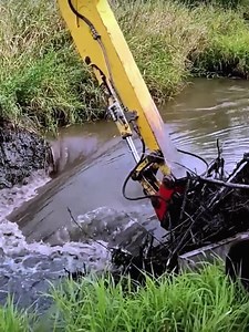 Excavator-Assisted Beaver Dam Breaching/Removal. | Johnathon Schaden