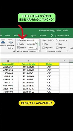 Cómo imprimir tablas de Excel - Qromio