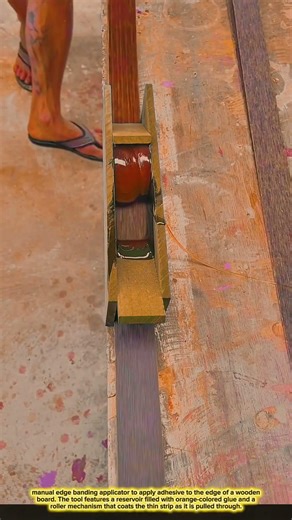 Manual Glue Spreader: Applying Edge Banding Adhesive Fast Precise #tool #tools #innovation