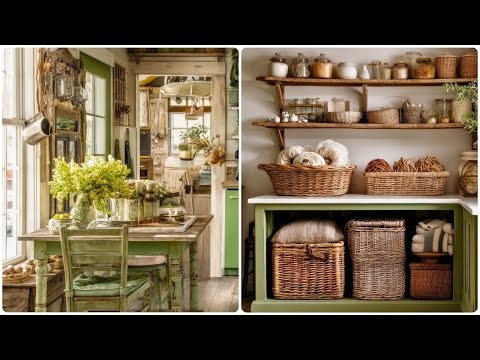 DIY Rustic Cottage Transformation | Farmhouse Romance in Green Décor Ideas