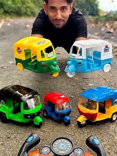 5 Kan Remote Control Auto Rickshaw Ki Ride Testing 🛺 #ToyTales #BritishToys #ToyReview #KidsToys #ToyTrends2025
