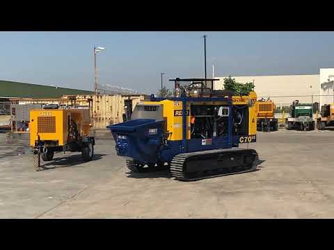 Track Mounted Concrete/Shotcrete/Grout Pumps - REED Pumps