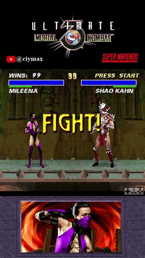 Shao Kahn was too hard in UMK3, so I buffed Mileena #funny #memes #shorts