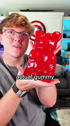 Eating the World's Largest Gummy Bear Challenge!