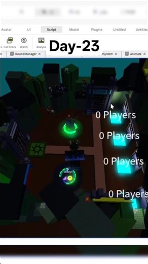 Day 23 of Building My Roblox Game#roblox #robloxdev #robloxstudio #robloxshorts #robloxgame