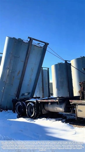 Controlled Collapse: How a Falling Tank Finds Its Ride