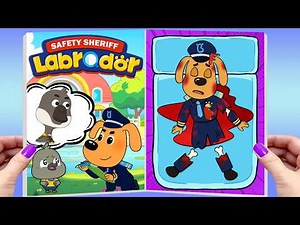 [ Paper DIY ]❤️Making Quiet Book || O.M.G Please Take Sheriff Labrador to Hospital