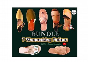 Shoemaking Patterns: 7 Women's Leather Sandal DIY Designs (digital Printable) - Etsy UK