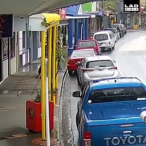 8.4M views · 46K reactions | This owner tied up her dog before going in the shop. The dog was having none of it  | LADbible | Facebook