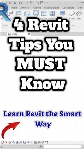 Revit Tips and Tricks for Beginners ||Revit Tutorial For Beginners #revit #shorts #architecture #