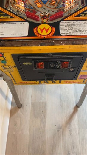 Patrick Scott Patterson on Instagram: "Hyperspace Arcade with a fun time working on the classic Taxi pinball by Gottlieb"