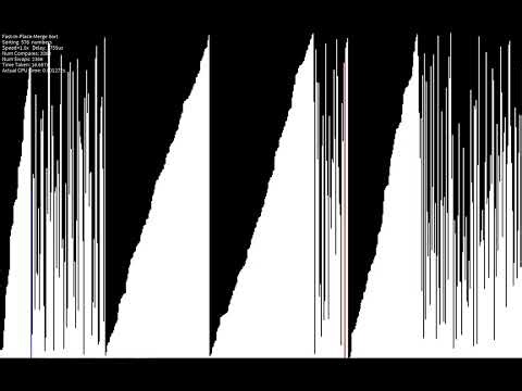 Visualisation Of Stew's Fast Merge in Place Algorithm