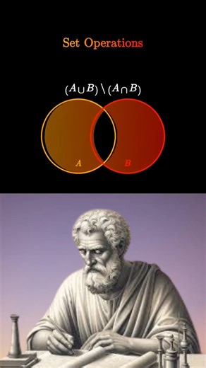 Set operations are fundamental for understanding relationships #math #mathematics #animation#fyp