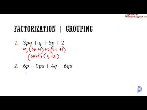 Factorization by Grouping | Algebra