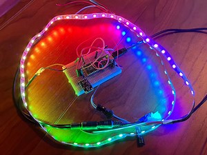 Voice-Activated LED Strip for $10: Pi Pico and Edge Impulse @Raspberry_Pi #PiDay #RaspberryPi
