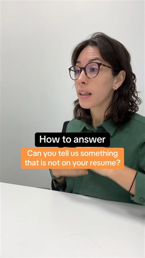 Resume Genius | Career Advice & Job Search Tips | How to answer “Tell me something that is not on your resume” in a job interview 💭 This is your chance to showcase what makes you unique—a... | Instagram