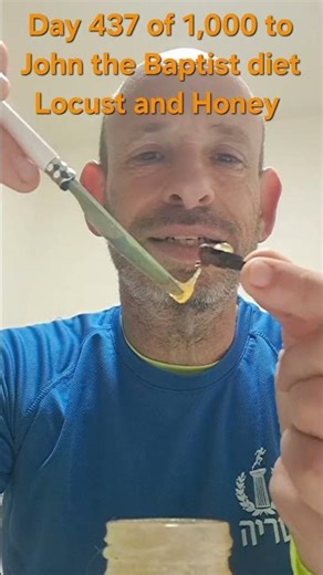 Locust and honey, the only two insect based foods permitted in the Bible